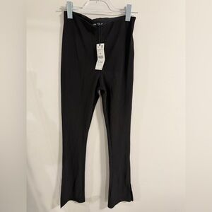 Zara Black Ribbed Pants